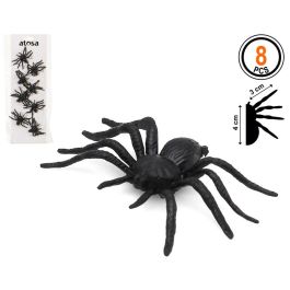 Pack 8 Arañas De Plástico Negro 4x3 cm Para Decoración De Halloween Precio: 1.9844. SKU: B1HARKBGGY
