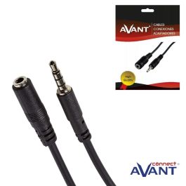 AVANT CONNECT Cable de Audio Jack 3.5 mm Macho a Hembra 3 Metros, CABLE JACK M A JACK F 3.5MM 3 METROS AVANT Precio: 1.1495. SKU: B1JB652BAL