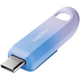 Sandisk SDCZ75C-256G-G46 Unidad Flash Creator USB-CTM 256GB, 400 MB/s, USB 3.2 Gen 1, Azul/Lila