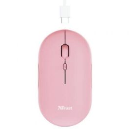 Trust Ratón Inalámbrico Ultrafino Puck 800-1200-1600 DPI Ambidiestro Recargable Rosa Trust Ratón Inalámbrico Ultrafino Puck 800-1200-1600 DPI Ambidiestro Recargable Rosa