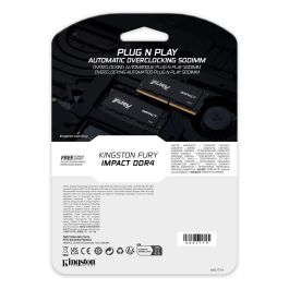 Kingston Memoria RAM FURY Impact 32GB DDR4 3200MHz CL20 SODIMM para Portátil