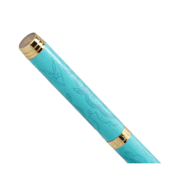 Belius Boligrafo Wild West Aluminio Turquesa Tinta Azul Caja Diseño