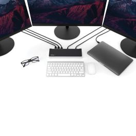 StarTech.com Docking Station 13 en 1 USB-C 4K Triple Monitor para Portátiles, con Carga 60W y Múltiples Puertos