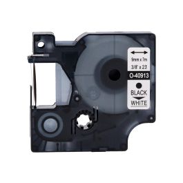 Q-Connect 1000 Cinta Compatible para Rotuladora Dymo Negro sobre Blanco 9 mm x 7 m Q-Connect 1000 Cinta Compatible para Rotuladora Dymo Negro sobre Blanco 9 mm x 7 m