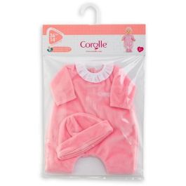 Corolle COR4062013141138 Pijama y gorro rosa para muñeca de 36cm a partir de 2 años