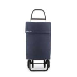 Rolser Carro de la compra Jean Tweed 4 Marino, 43 L, 4 Ruedas, Aluminio, Plegable, Capacidad 25 kg