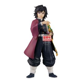 Banpresto BP29504P Figura Giyu Tomioka Demon Slayer Kimetsu No Yaiba Grandista 24cm PVC y ABS Pintada