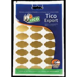 Tico E-GL-3619 Paquete 10 Hojas Etiquetas Satinadas Oro 36x19 mm (21 Etiquetas/Hoja) Precio: 7.58999967. SKU: B12EHC6RQ4