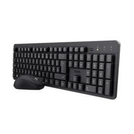 Trust Combo Teclado + Ratón Tkm-360 Inalámbrico 1000Ppp Silencioso Negro Precio: 22.49999961. SKU: B163XH2QF7