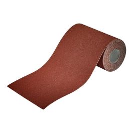 Wolfcraft Rollo de papel abrasivo grano 80 para madera/metal 5m x 115mm Ref. 1772000