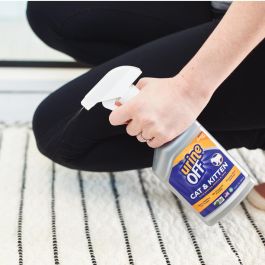 Urine Off Espray Eliminador de Manchas y Olores de Orina para Gatos y Gatitos - Ecológico, Inodoro, Previene Marcaje 500 ml