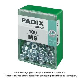 Fadix Tuerca Cincada M5, Caja de 100 Unidades