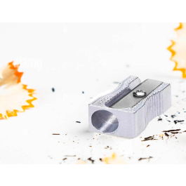 Q-connect Sacapuntas Metálico Rectangular 1 Uso