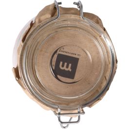 La Mediterranea Tarro Hermetico Vidrio Clip 1000 ml con Medidas 13x9x16 cm