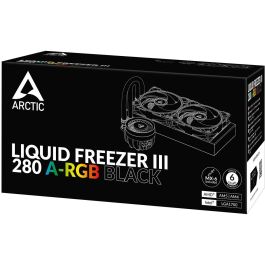 ARCTIC Liquid Freezer III 280 A-RGB Refrigeración Líquida All-in-One 14cm Ventiladores Negro para Intel LGA1851/1700, AMD AM4/AM5