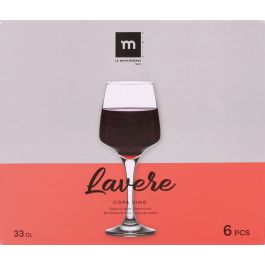 Set de 6 Copas de Vino Lavere 330 ml - La Mediterranea (4 Cajas) Set de 6 Copas de Vino Lavere 330 ml - La Mediterranea (4 Cajas)
