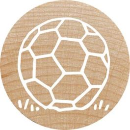 COLOP 165226. Sello de Madera Redondo de Caucho. Set 'Mix' de 12 Piezas, Diámetro 3 cm