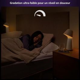 Philips Hue Lámpara de Mesa Inteligente Twilight White & Color Ambiance, Luz Crepuscular, LED, Bluetooth, Blanco