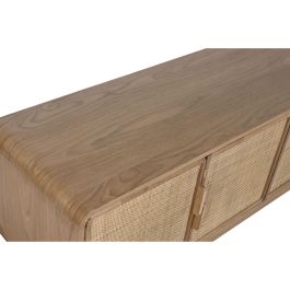 Mueble de TV Home ESPRIT Natural Ratán Roble 157 x 40 x 46 cm