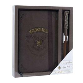 Set de papelería varita harry potter hogwarts 22.0 x 22.0 x 2.5 cm