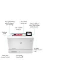 HP Color LaserJet Pro M454dw Impresora Laser, 600 x 600dpi, 28ppm, WiFi