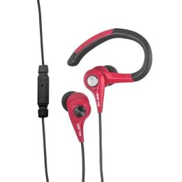 Elbe AU-107-MIC Auriculares Deportivos con Micrófono Protección IPX4 para Entrenamiento y Ocio