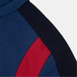 Camiseta de Manga Corta Infantil Le coq sportif Ess N°1 Enfant Negro Azul marino