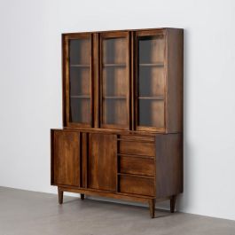 Alacena Marrón Madera de Mango Salón 150 X 50 X 195 cm
