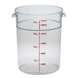 CAMBRO - RFSCW22-135 - Recipiente redondo 20,8 L - 37,8 x 37,8 cm - Transparente (Tapa no incluida) CAMBRO - RFSCW22-135 - Recipiente redondo 20,8 L - 37,8 x 37,8 cm - Transparente (Tapa no incluida) Precio: 75.49999974. SKU: B18Q3SKH22