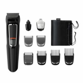 Philips Multigroom Series 3000 mg3740 - Afeitadora con 9 herramientas, recortador de precisión y peines-guía, carga en 16h