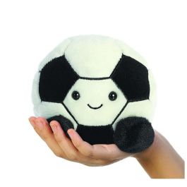 Aurora Palm Pals - Peluche de Pelota de Fútbol, Suave y Abrazable, 13 cm