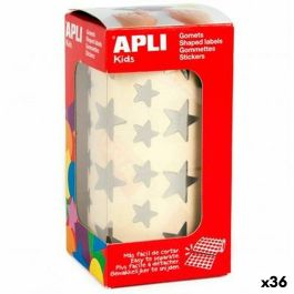 Pegatinas Apli Gomets Plateado Estrella (36 Unidades) Precio: 173.78999979. SKU: B13XGR6CVW