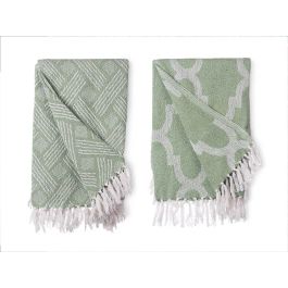 Multiuso Jacquard Verde 125 X 150 Cm Surtidos Giftdecor (12 Unidades) Multiuso Jacquard Verde 125 X 150 Cm Surtidos Giftdecor (12 Unidades)