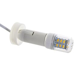 DKD Home Decor Lámpara Sobremesa Kids Fantasia Gatito Porcelana LED Blanco 15 x 14 x 16 cm