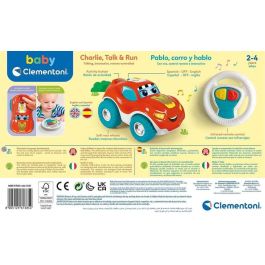 Clementoni Moto Mundial Marcial, Centro de Actividades Infantil Colorido, Sonidos, Edad 10 Meses, 30x21x13cm