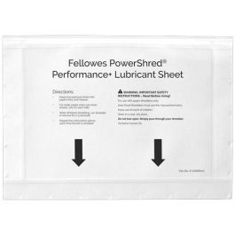 Fellowes Powershred Performance + Hojas lubricantes para destructoras de papel (10 unidades)
