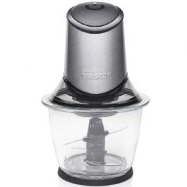 Tristar BL-4019 Picadora de Alimentos 400W 1.2L con Recipiente de Cristal, 4 Cuchillas de Acero Inoxidable y Piezas Apta Lavavajillas