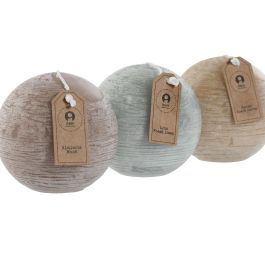 DKD Home Decor Vela Lino Almizcle Ámbar Bola Rosa Beige Rústica Cera 35h 7.5x7.5x7.5 cm (12 Unidades) Precio: 27.50000033. SKU: B1BWL8NGMB