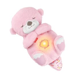 Fisher-Price JLJ33 Mi Nutria Abrazos Buenas Noches Peluche y luz de noche Rosa