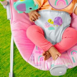 Bright Starts BS0074451167322 Hamaca Pink Paradise, vibraciones relajantes, juguetes interactivos, desde el nacimiento Bright Starts BS0074451167322 Hamaca Pink Paradise, vibraciones relajantes, juguetes interactivos, desde el nacimiento