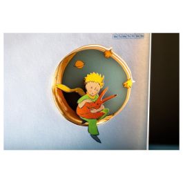 El Principito Cuaderno A5 Le Petit Prince 120 Páginas Hojas Lisas Blanco Portada Relieve