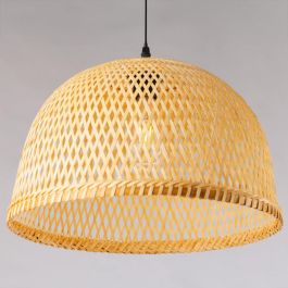 Lámpara Colgante Castellón de la Plana de Ratán con Estilo Boho-Chic y Casquillo E27 para Ambientes Cálidos y Personalizables SKD-P80120