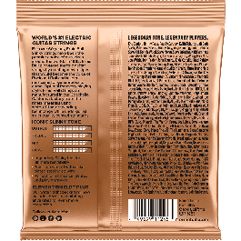 Ernie Ball Cuerdas Guitarra Eléctrica Slinky Turbo Tripack 9.5-46. Calibres .0095, .012, .016, .026, .036, .046
