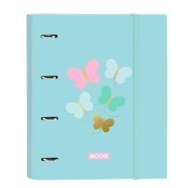 Carpeta de anillas Moos Butterflies Azul 27 x 32 x 3.5 cm Precio: 8.79000023. SKU: B176JZQKR9