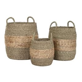 Cesta Tropical DKD Home Decor Natural 40 x 44 x 40 cm Set de 3 Precio: 79.9499998. SKU: B138YGL4H2