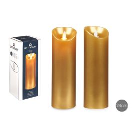 Vela Llama Led Oro 24Cm Acorde (12 Unidades) Precio: 65.79000021. SKU: B13HVBR8JC