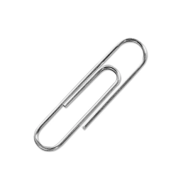 Q-connect Clips Niquelados Nº3 43 mm Caja de 100 Unidades