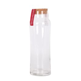 Royal Leerdam Botella Slim Cool de 1 Litro con Tapón, 26 cm de alto (6 Unidades)