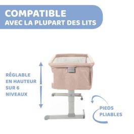 Chicco Cuna Colecho Next2Me Sand para Bebé Recién Nacido | Cuna Ajustable y Segura para Dormir Cerca de los Padres por la Noche Chicco Cuna Colecho Next2Me Sand para Bebé Recién Nacido | Cuna Ajustable y Segura para Dormir Cerca de los Padres por la Noche