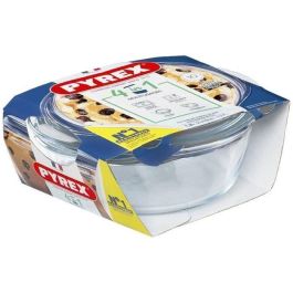 Pyrex Cacerola Boro Essentials con Tapa, Set 2 Piezas (1 L + 0.4 L) Transparente - Apta Horno, Microondas, Lavavajillas Pyrex Cacerola Boro Essentials con Tapa, Set 2 Piezas (1 L + 0.4 L) Transparente - Apta Horno, Microondas, Lavavajillas